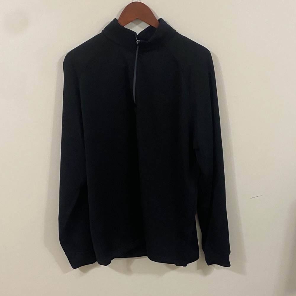 Dunning Golf El Dorado Sleek Black Quarter-Zip Pullover